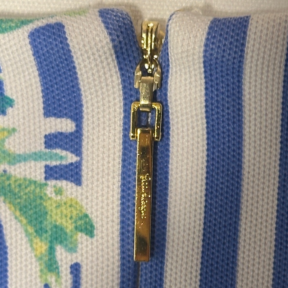 Lilly Pulitzer Blue and Green Midi Dress - Picture 8 of 11